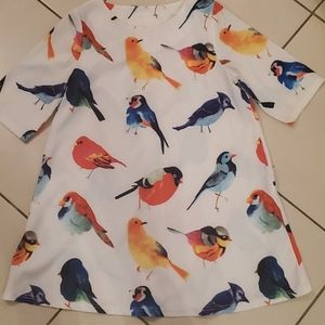 ** 6 for $20 Cute Shift Dress w/ Birds..